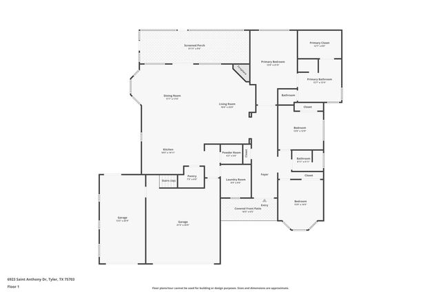 6923 Saint Anthony Drive, Tyler, TX 75703