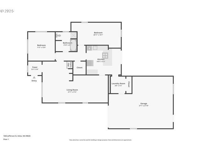 1602 JEFFERSON St, Kelso, WA 98626