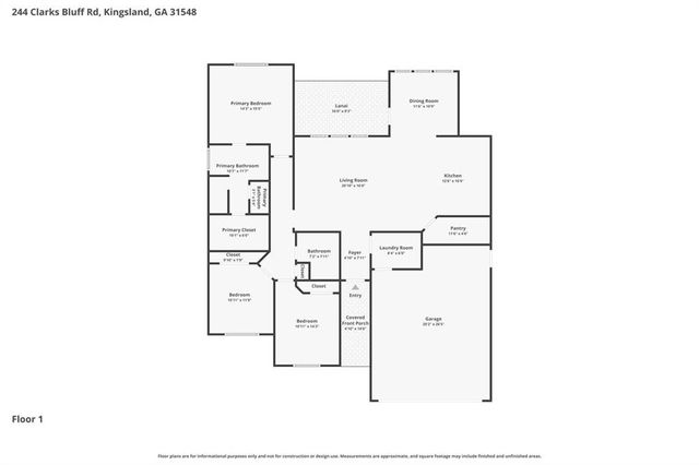 244 Clarks Bluff Road, Kingsland, GA 31548