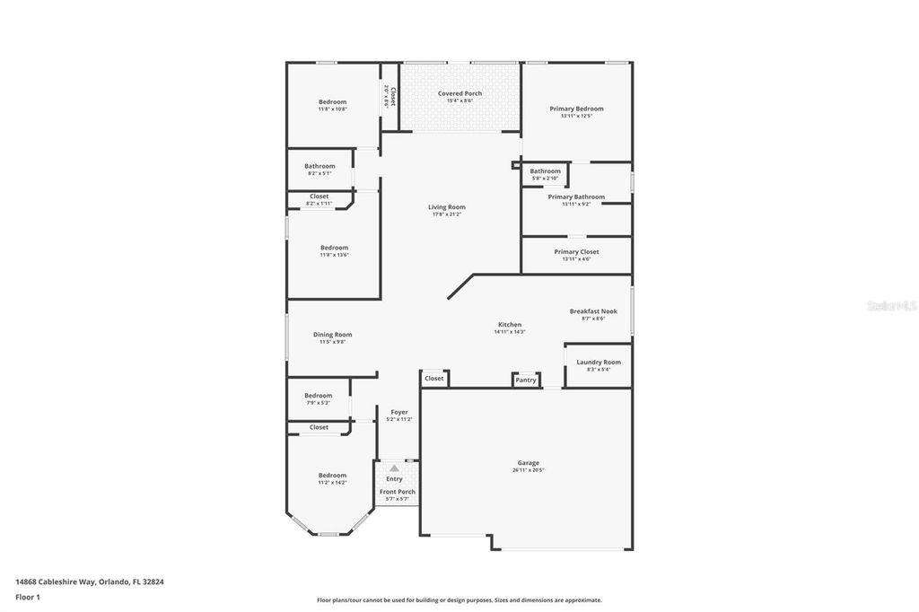 Image 38 of property listing at 14868 CABLESHIRE WAY, Orlando, FL 32824