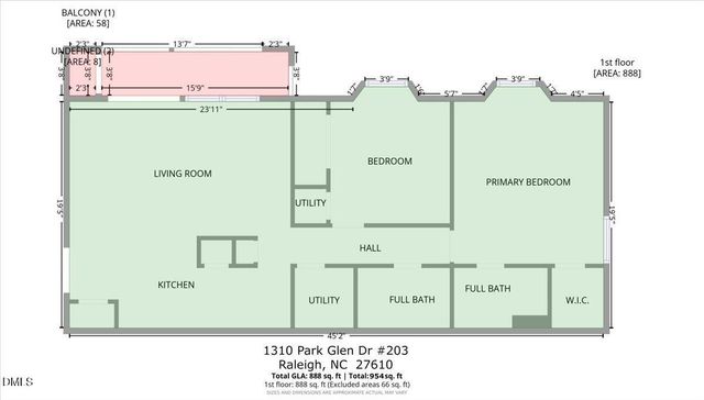 1310 Park Glen Drive 203, Raleigh, NC 27610