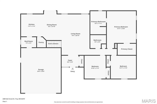 2489 Oak Forest Drive, Troy, MO 63379