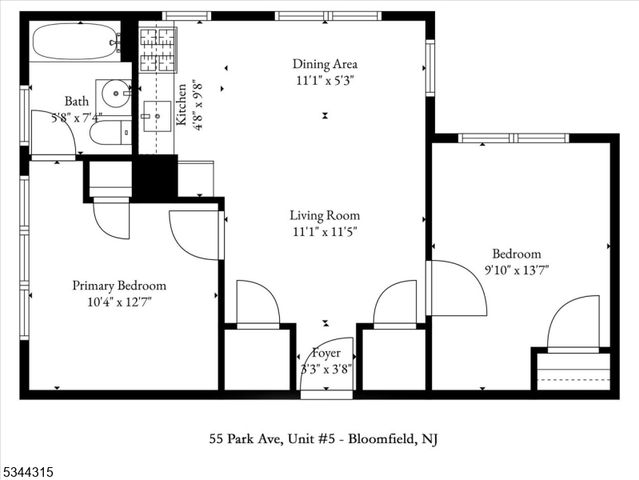 55 Park Ave 5, Bloomfield Twp., NJ 07003