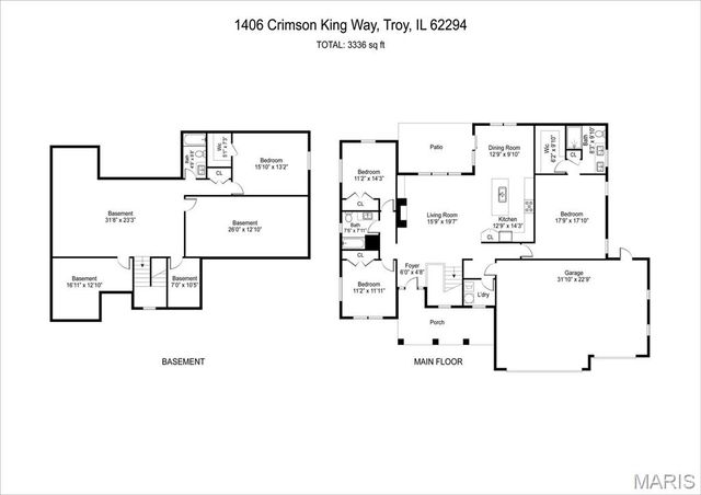 1406 Crimson King Way, Troy, IL 62294