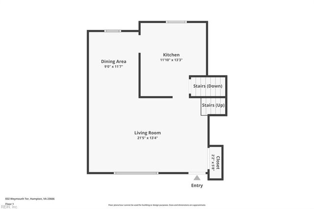 832 Weymouth TER, Hampton, VA 23666