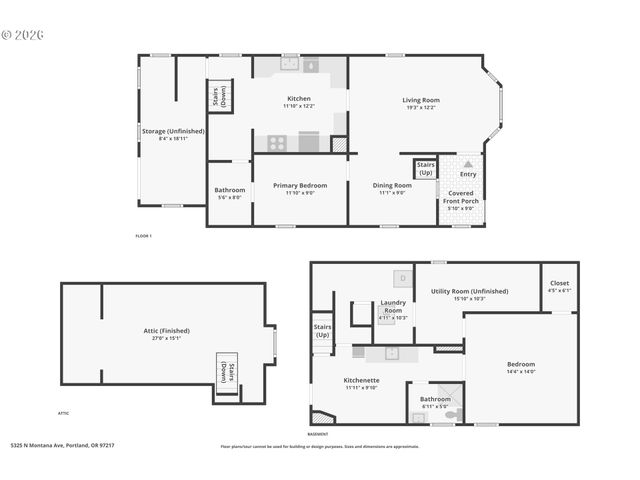 5325 N MONTANA Ave, Portland, OR 97217