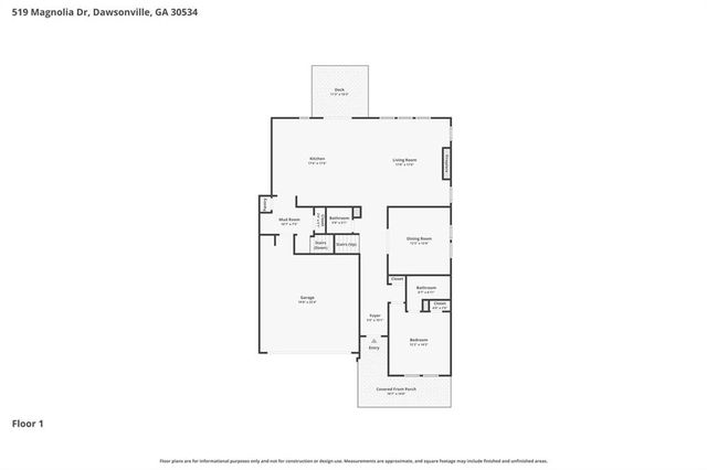 519 Magnolia Drive, Dawsonville, GA 30534