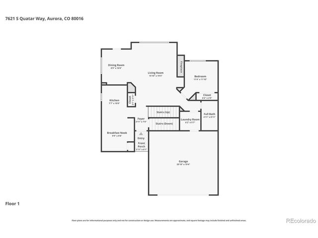 7621 S Quatar Way, Aurora, CO 80016