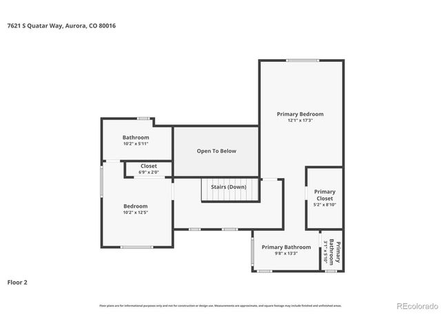 7621 S Quatar Way, Aurora, CO 80016