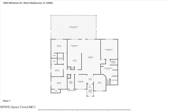 1500 Whitman Drive, Melbourne, FL 32904