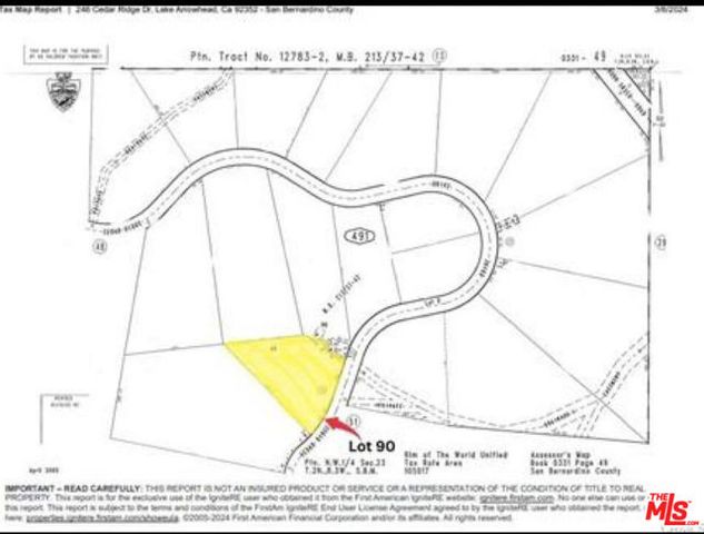 246 Cedar Ridge Drive, Lake Arrowhead, CA 92352