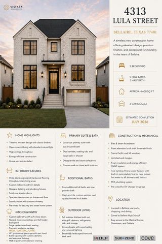 4313 Lula Street, Bellaire, TX 77401