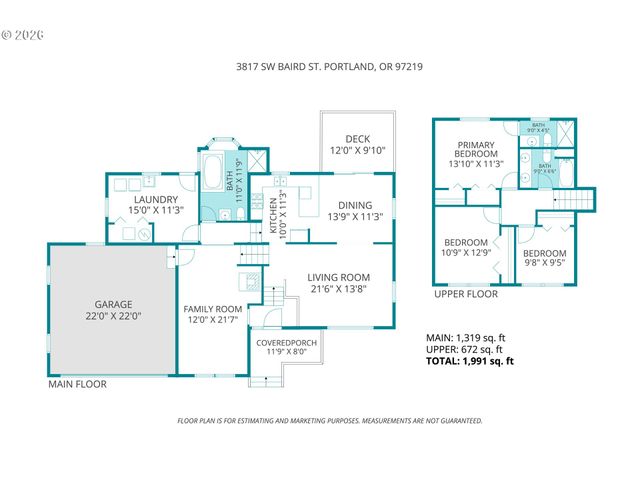 3817 Sw BAIRD St, Portland, OR 97219