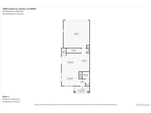 7608 S Zante Ct, Aurora, CO 80016