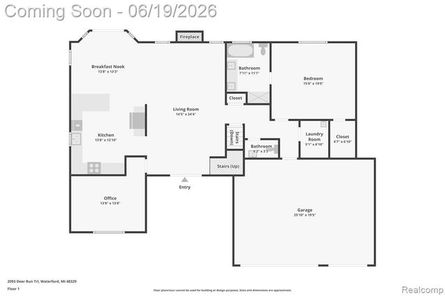 2093 Deer Run Trail, Waterford, MI 48329