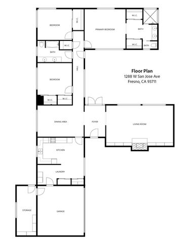1288 W San Jose Avenue, Fresno, CA 93711