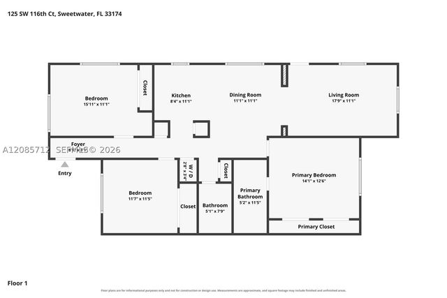 125 SW 116th Ct, Sweetwater, FL 33174