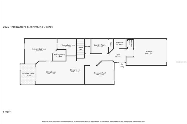 2976 FIELDBROOK PLACE, Clearwater, FL 33761
