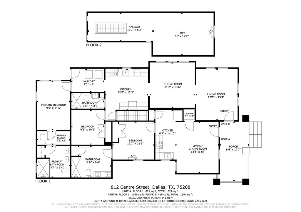 812 Centre Street, Dallas, TX 75208 — exterior