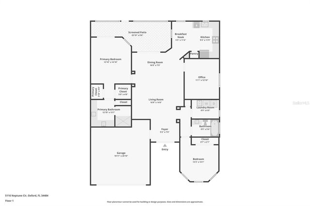 5116 NEPTUNE CIRCLE, Oxford, FL 34484