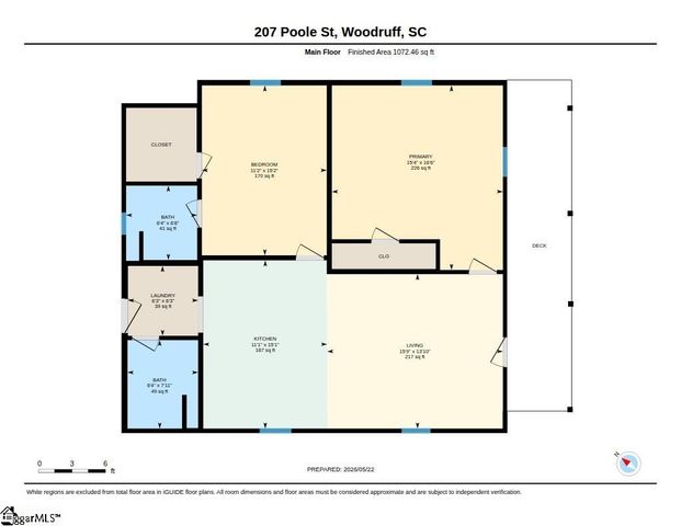 207 Poole Street, Woodruff, SC 29388