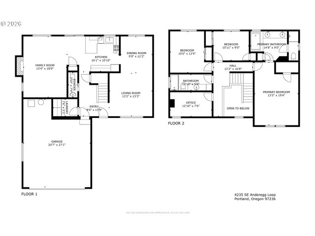 4235 Se ANDEREGG Loop, Portland, OR 97236
