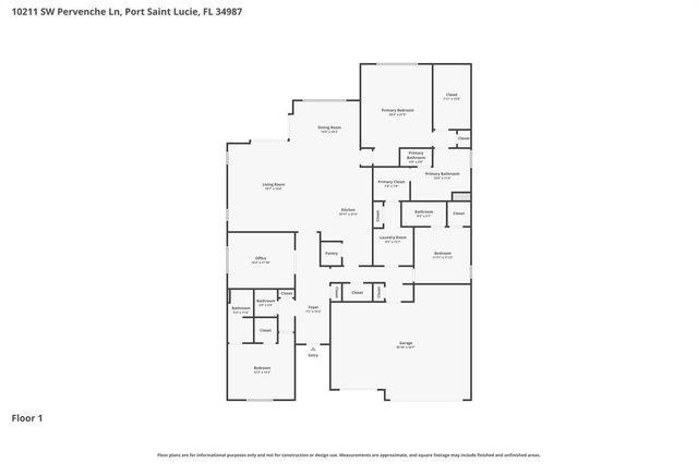 10211 SW Pervenche Lane, Port St. Lucie, FL 34987