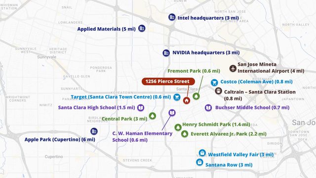 1256 Pierce Street, Santa Clara, CA 95050