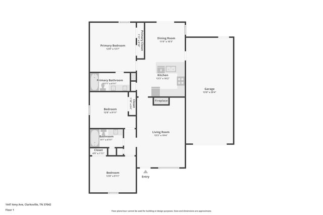 1447 Amy Ave, Clarksville, TN 37042