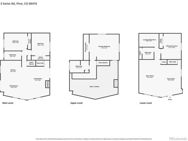 15194 S Swiss Road, Pine, CO 80470