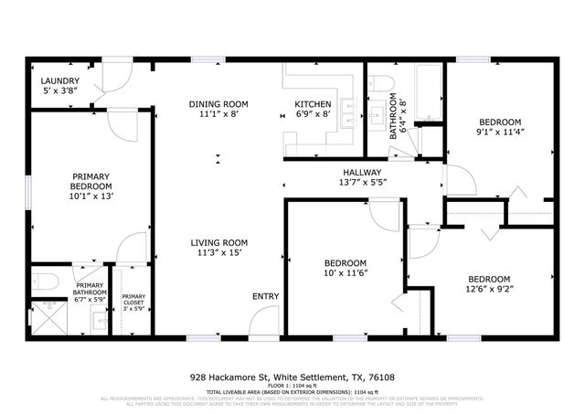 928 Hackamore Street, White Settlement, TX 76108