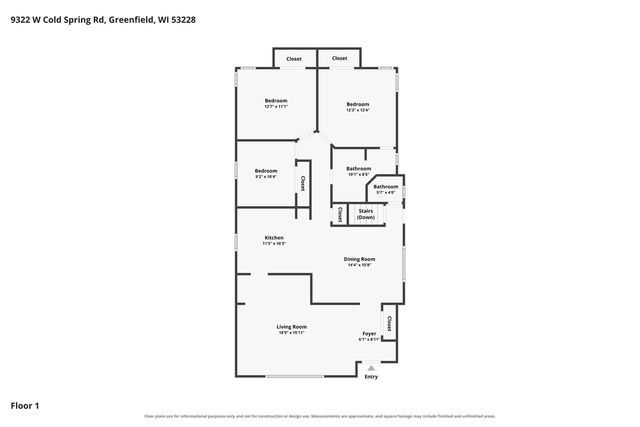 9322 W Cold Spring ROAD, Greenfield, WI 53228