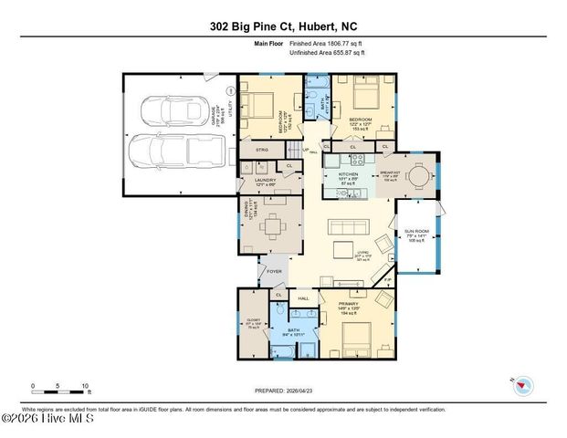 302 Big Pine Court, Hubert, NC 28539