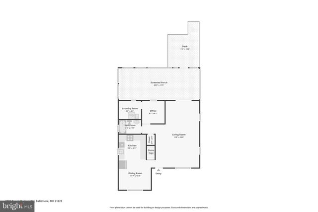 8239 PEACH ORCHARD RD, Baltimore, MD 21222