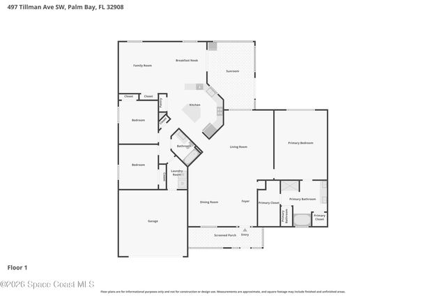 497 Tillman Avenue SW, Palm Bay, FL 32908