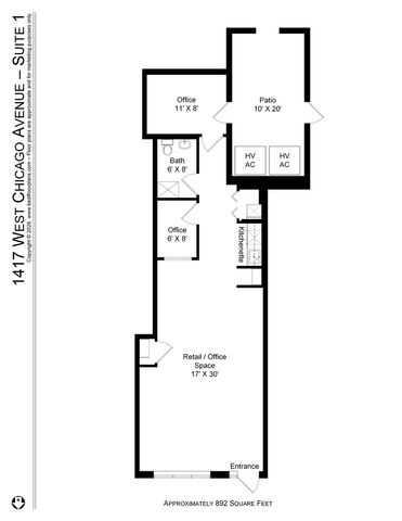 1417 W CHICAGO Avenue C1, Chicago, IL 60642