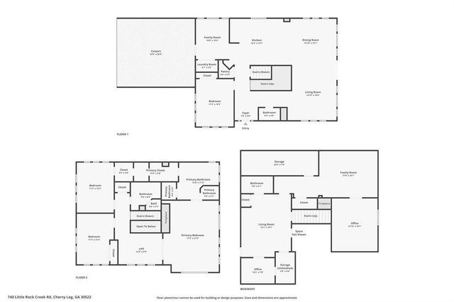 740 Little Rock Creek Road, Cherry Log, GA 30522