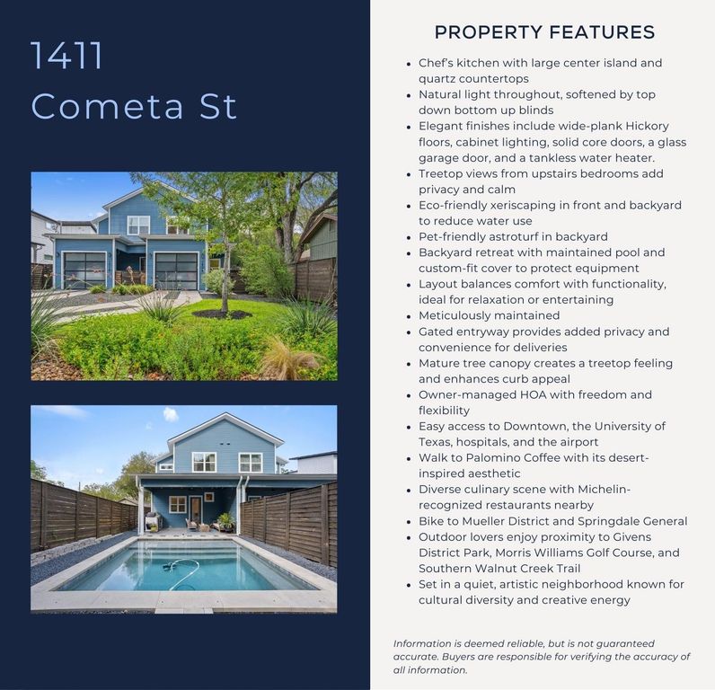 1411 Cometa ST A, Austin, TX 78721
