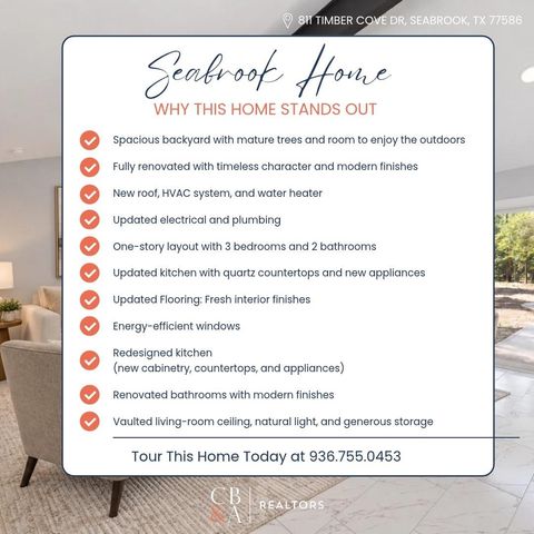 811 Timber Cove Drive, Seabrook, TX 77586