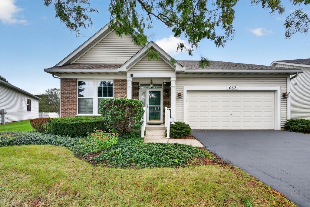 663 S MECOSTA Lane, Romeoville, IL 60446 — exterior