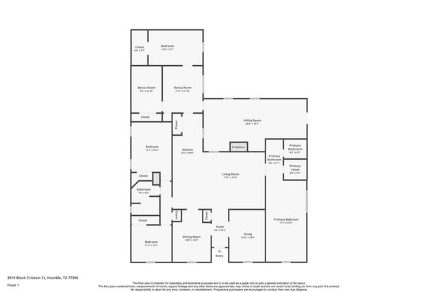 3919 Black Crickett Court, Humble, TX 77396