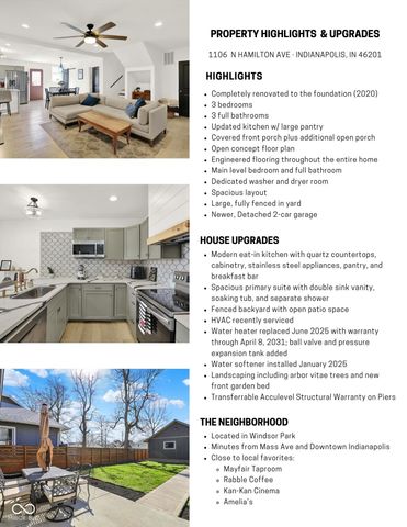 1106 N Hamilton Avenue, Indianapolis, IN 46201