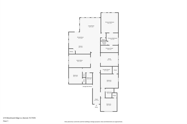 2119 Blackhawk Ridge Lane, Manvel, TX 77578