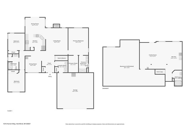 1215 Huron WAY, Hartford, WI 53027