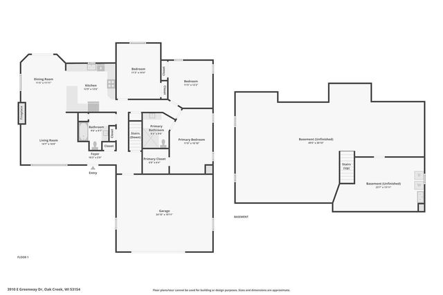 3910 E Greenway DRIVE, Oak Creek, WI 53154