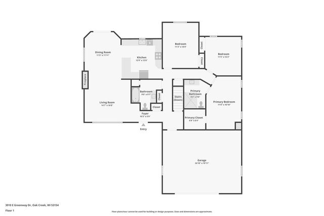 3910 E Greenway DRIVE, Oak Creek, WI 53154