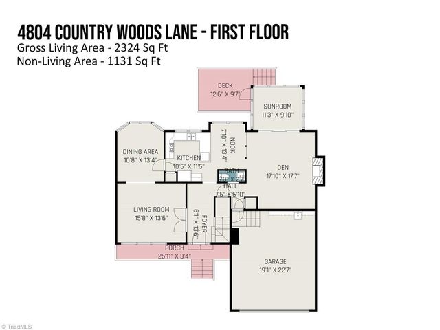 4804 Country Woods Lane, Greensboro, NC 27410