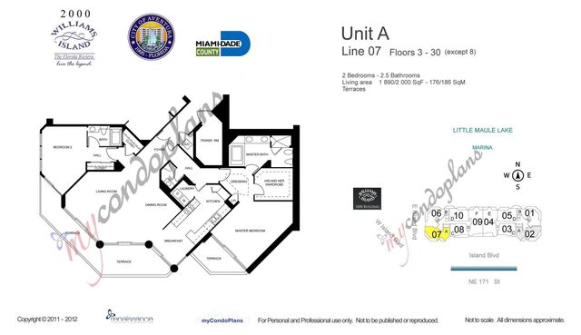 2000 Island Boulevard 1107, Aventura, FL 33160