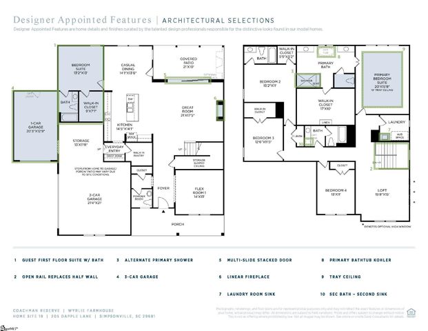 205 Dapple Lane Lot 19 Lot 19 Wrylie Farmhouse, Simpsonville, SC 29681