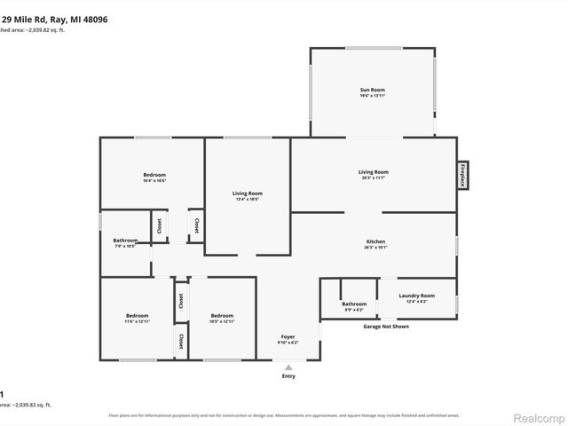 22275 29 Mile Road, Ray Township, MI 48096